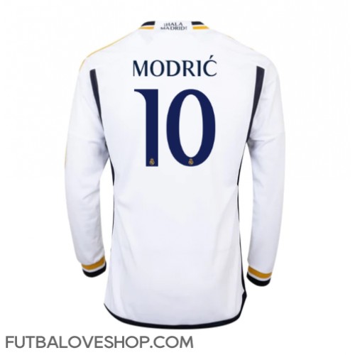 Dres Real Madrid Luka Modric #10 Domáci 2023-24 Dlhy Rukáv
